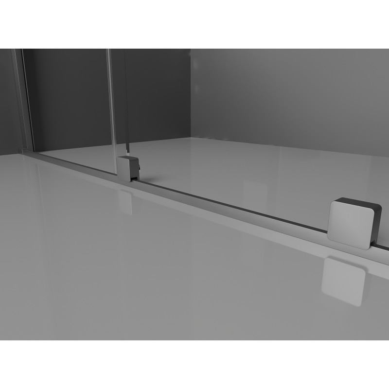 Mexen Velar kabina prysznicowa rozsuwana 150 x 75 cm, transparent, gun metal - 871-150-075-01-95