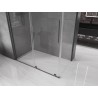 Mexen Velar klizna tuš kabina 160 x 100 cm, prozirna, gun metal - 871-160-100-01-95