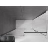 Mexen Velar liuguks dušinurk 160 x 90 cm, läbipaistev, gun metal - 871-160-090-01-95