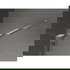 Mexen Velar Duschkabine schiebbar 90 x 100 cm, transparent, gebürsteter Nickel - 871-090-100-01-97