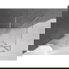 Mexen Velar Duschkabine verschiebbar 100 x 70 cm, transparent, gebürstetes Nickel - 871-100-070-01-97