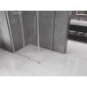 Mexen Velar sliding shower enclosure 110 x 90 cm, transparent, brushed nickel - 871-110-090-01-97