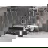 Mexen Velar Duschkabine schiebbar 110 x 110 cm, transparent, gebürstetes Nickel - 871-110-110-01-97