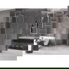 Mexen Velar Duschkabine schiebbar 110 x 110 cm, transparent, gebürstetes Nickel - 871-110-110-01-97
