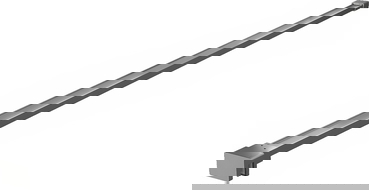 Mexen Halterung für Duschwand, Gun Metal - 800-01-95