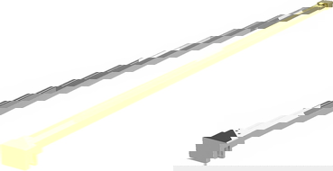 Mexen supporto semplice per parete doccia 6-8 mm, dorato - 800-01-50