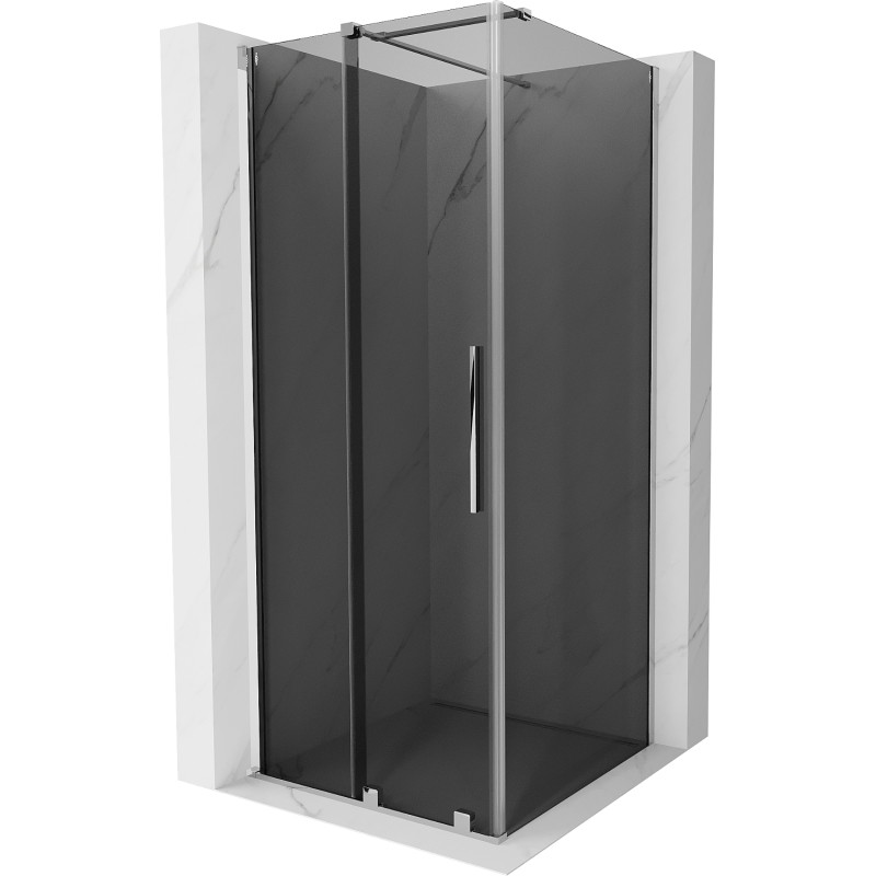 Mexen Velar lükand dušikabiin 100 x 100 cm, grafiit, kroom - 871-100-100-41-01