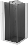 Mexen Velar douchecabine schuifbaar 120 x 120 cm, grafiet, chroom - 871-120-120-41-01