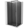 Mexen Velar schuifdouchecabine 90 x 85 cm, grafiet, chroom - 871-090-085-41-01