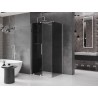 Mexen Velar kliznička tuš kabina 90 x 80 cm, grafit, krom - 871-090-080-41-01
