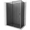 Mexen Velar schuifdouchecabine 140 x 70 cm, grafiet, chroom - 871-140-070-41-01