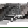 Mexen Velar Duschkabine mit Schiebetür 140 x 80 cm, Graphit, Chrom - 871-140-080-41-01