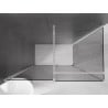 Mexen Velar sliding shower cabin 140 x 70 cm, graphite, chrome - 871-140-070-41-01