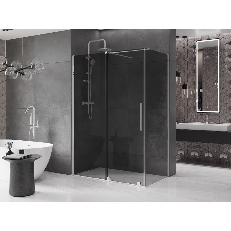 Mexen Velar klizni kabina klizni 160 x 80 cm, grafit, krom - 871-160-080-41-01