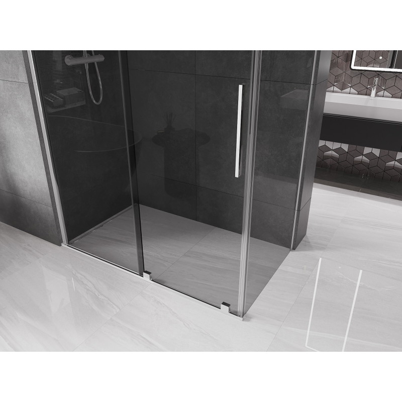 Mexen Velar klizni kabina klizni 160 x 80 cm, grafit, krom - 871-160-080-41-01