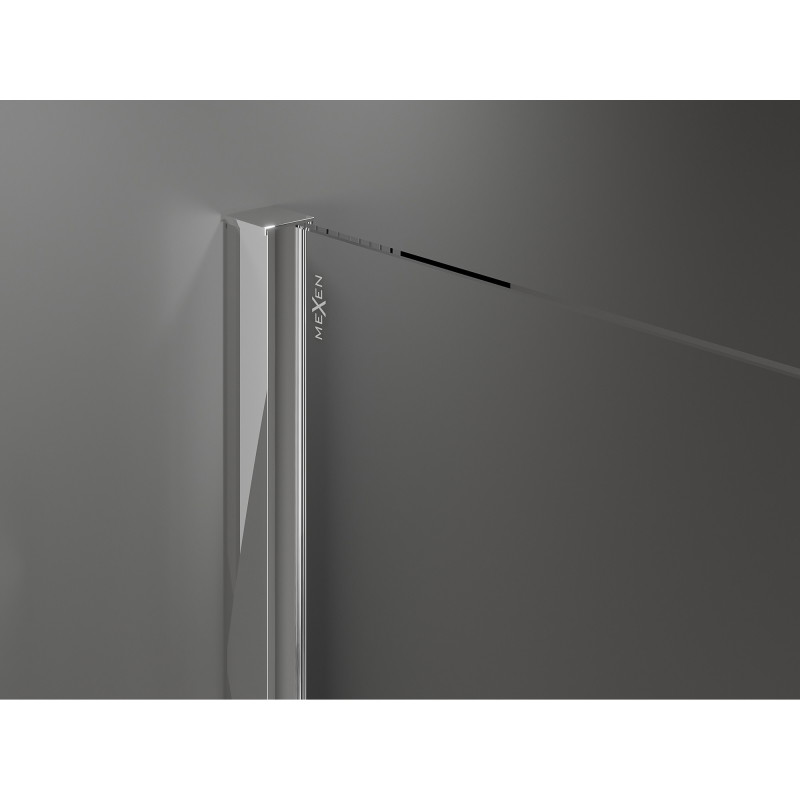 Mexen Velar klizna tuš kabina klizna 160 x 85 cm, grafit, krom - 871-160-085-41-01
