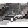 Mexen Velar schuifdouchecabine 90 x 90 cm, grafiet, wit - 871-090-090-41-20