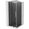 Mexen Velar cabina doccia scorrevole 120 x 120 cm, grafite, bianco - 871-120-120-41-20