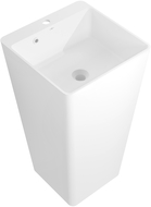 Mexen Neva vrijstaande wastafel van composiet 45 x 45 cm, wit mat - 26614500