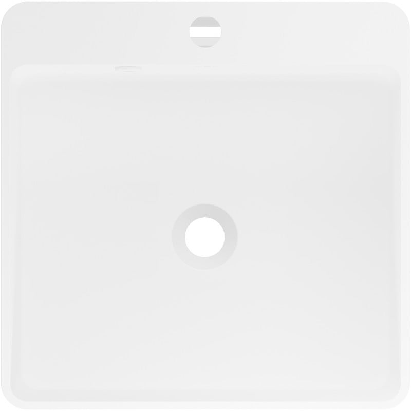 Mexen Neva freistehendes Waschbecken aus Konglomerat 45 x 45 cm, weiß matt - 26614500