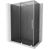 Mexen Velar schuifdouchecabine 140 x 70 cm, grafiet, wit - 871-140-070-41-20