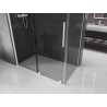 Mexen Velar lükanddušikabiin 150 x 80 cm, grafiit, valge - 871-150-080-41-20