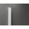 Mexen Velar lükandustega dušinurk 160 x 90 cm, grafiit, valge - 871-160-090-41-20