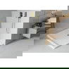 Mexen Flat rechthoekige douchebak slim 130 x 90 cm, wit, sifon goud - 40109013G