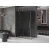 Mexen Velar lükandduššikabiin 150 x 80 cm, grafiit, kuldne - 871-150-080-41-50