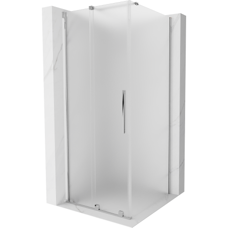 Mexen Velar Duschkabine zum Schieben 90 x 90 cm, Frost, Chrom - 871-090-090-31-01