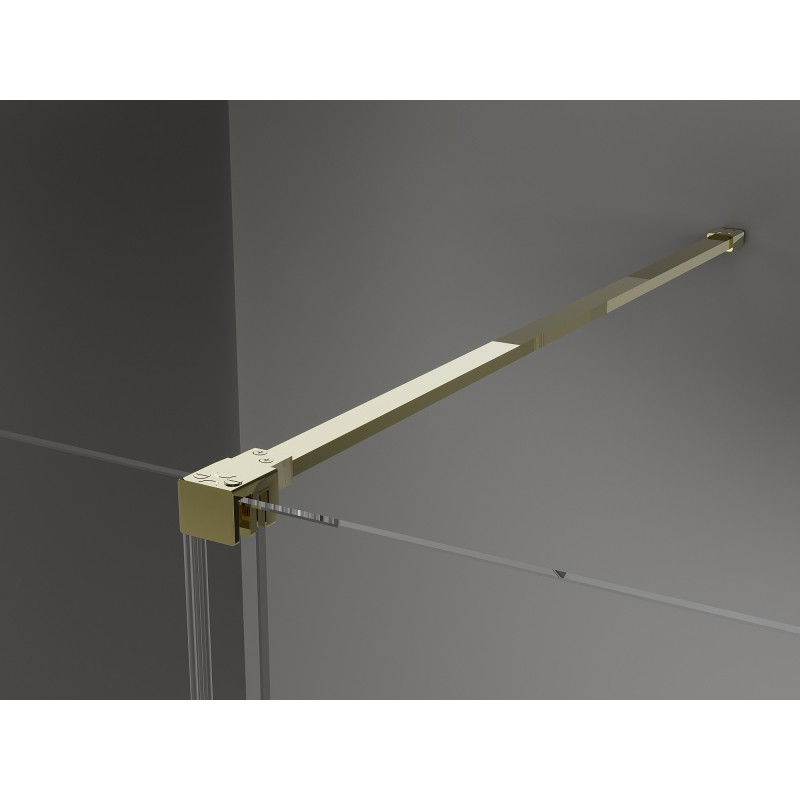 Mexen Velar lükandduššikabiin 150 x 80 cm, grafiit, kuldne - 871-150-080-41-50