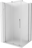Mexen Velar liuguksega dušinurk 90 x 100 cm, härmatis, kroom - 871-090-100-31-01
