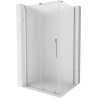 Mexen Velar cabine de douche coulissante 110 x 100 cm, givré, chrome - 871-110-100-31-01