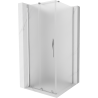 Mexen Velar cabine de douche coulissante 110 x 110 cm, givrée, chrome - 871-110-110-31-01