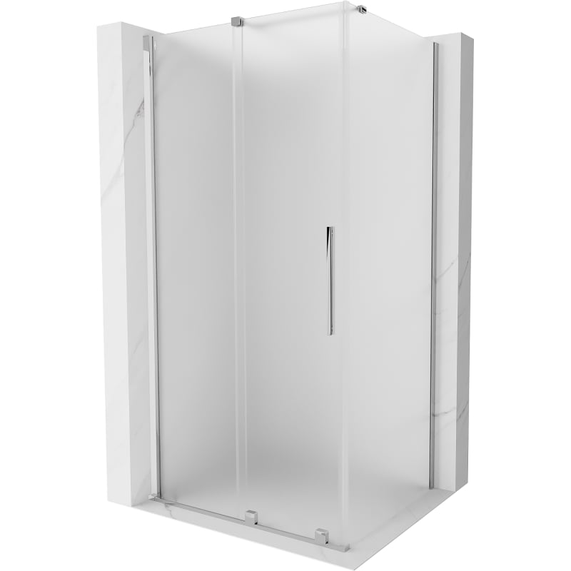 Mexen Velar lükand dušinurk 120 x 90 cm, härm, kroom - 871-120-090-31-01