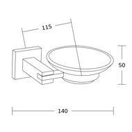 Mexen Vane porte-savon, doré - 7020939-50