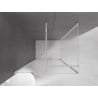 Mexen Velar sliding shower enclosure 130 x 85 cm, frost, chrome - 871-130-085-31-01
