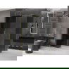 Mexen Velar Duschkabine verschiebbar 150 x 80 cm, Graphit, gebürstetes Gold - 871-150-080-41-55