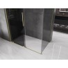 Mexen Velar drsna tuš kabina 160 x 75 cm, grafit, zlato matirano - 871-160-075-41-55