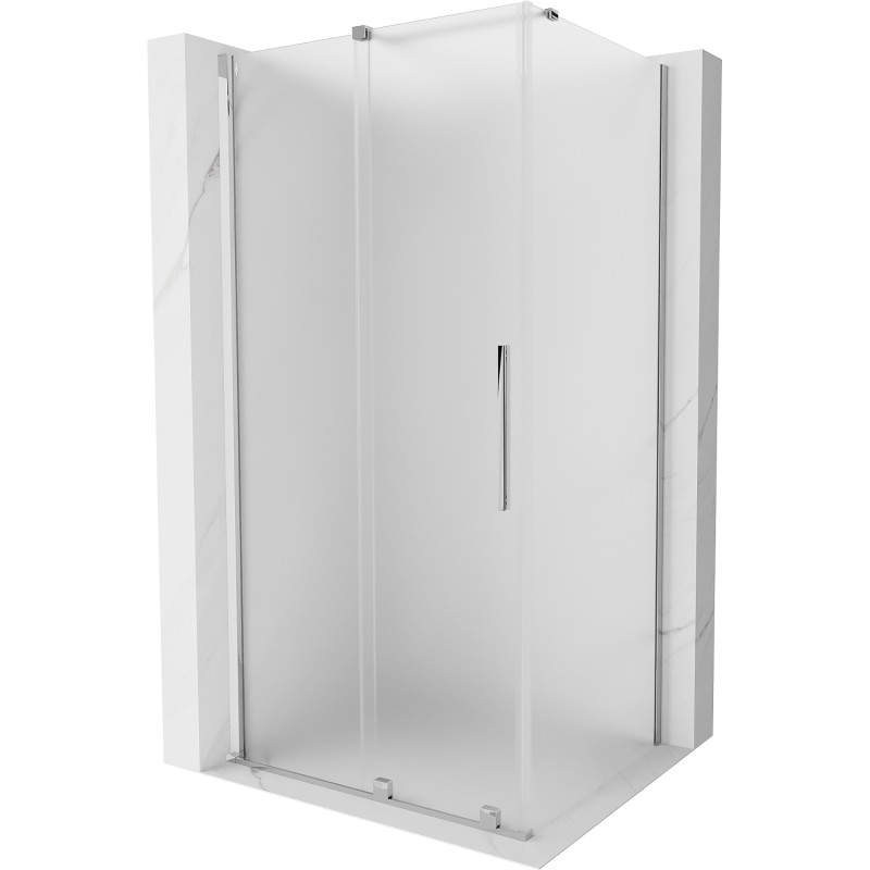 Mexen Velar lükand dušikabiin 140 x 100 cm, matt, kroom - 871-140-100-31-01
