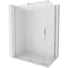 Mexen Velar cabine de douche coulissante 150 x 85 cm, givre, chrome - 871-150-085-31-01