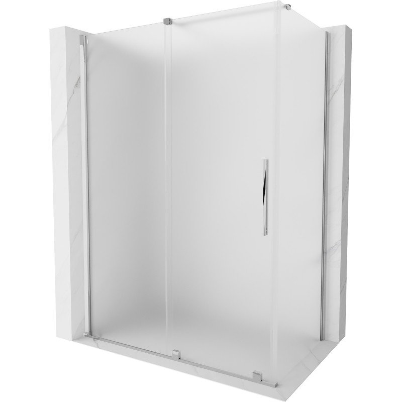 Mexen Velar klizna za tuširanje klizna 160 x 70 cm, mat, krom - 871-160-070-31-01