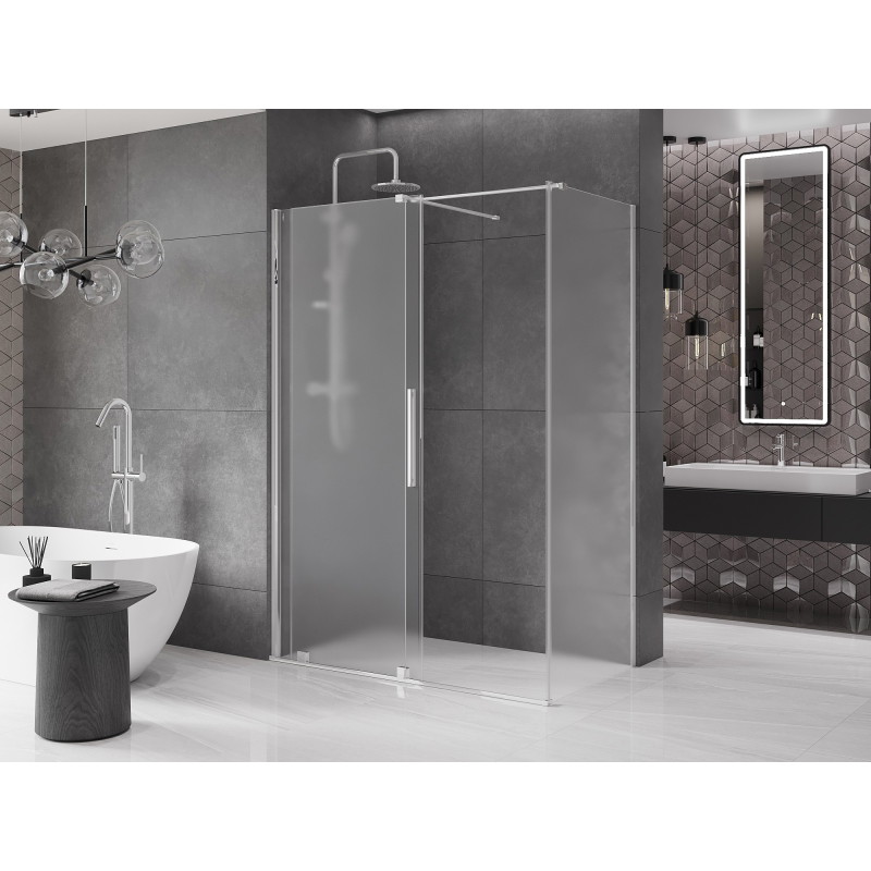 Mexen Velar klizna za tuširanje klizna 160 x 70 cm, mat, krom - 871-160-070-31-01