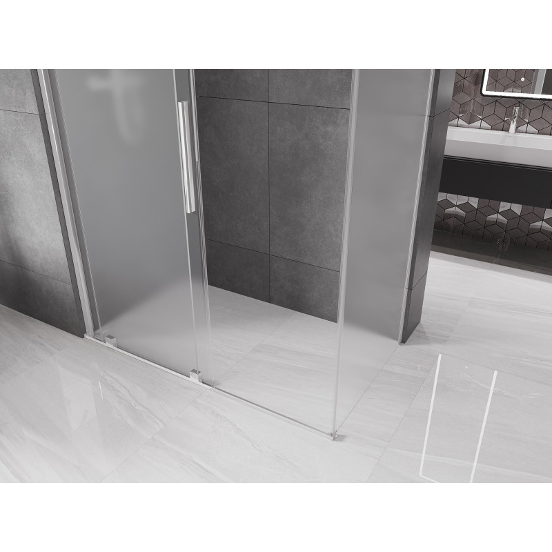 Mexen Velar klizna za tuširanje klizna 160 x 70 cm, mat, krom - 871-160-070-31-01