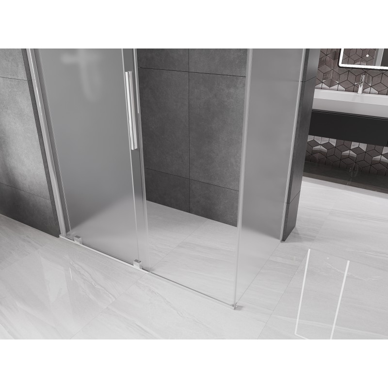 Mexen Velar kabina prysznicowa rozsuwana 160 x 80 cm, szron, chrom - 871-160-080-31-01