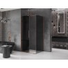 Mexen Velar lükand dušinurk 90 x 70 cm, grafiit, roosakuld - 871-090-070-41-60