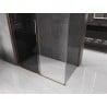 Mexen Velar sliding shower cabin 150 x 85 cm, graphite, rose gold - 871-150-085-41-60