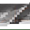 Mexen Velar verschiebbare Duschkabine 140 x 85 cm, Graphit, Roségold - 871-140-085-41-60