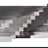 Mexen Velar Duschkabine, Schiebetür, 130 x 75 cm, graphit, gebürstetes Kupfer - 871-130-075-41-65