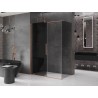 Mexen Velar klizna tuš kabina 160 x 90 cm, grafit, brušena bakar - 871-160-090-41-65